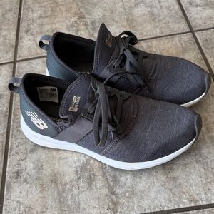 New Balance Charcoal and White Women's Sneakers